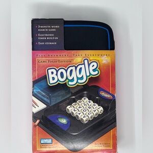 Parker Brothers Boardgame Boggle Game Folio Edition Ages8 To Adult 2003